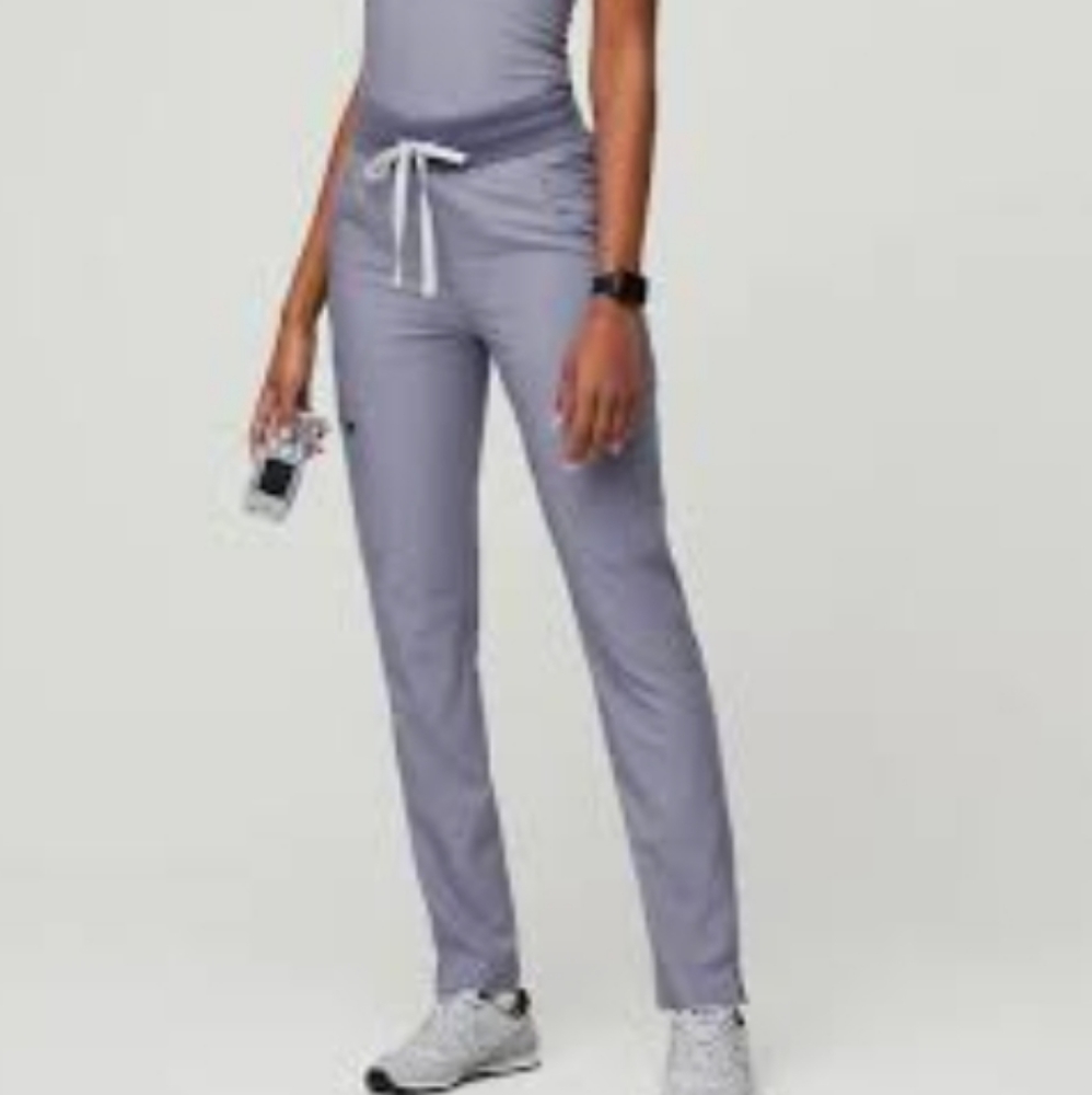 Figs women's vapor blue Yola high waited pants